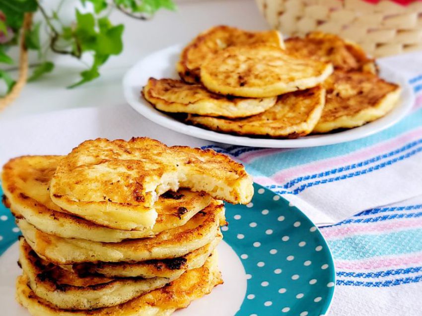 Placuszki z serka wiejskiego Placuszki z serka wiejskiego