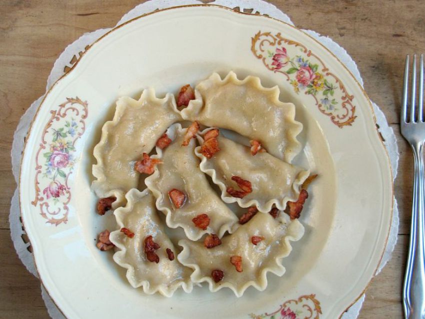 Pierogi z mięsem Pierogi z mięsem