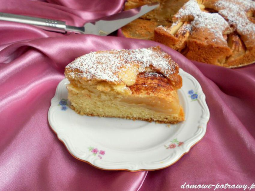 Szybki placek z jabłkami Szybki placek z jabłkami