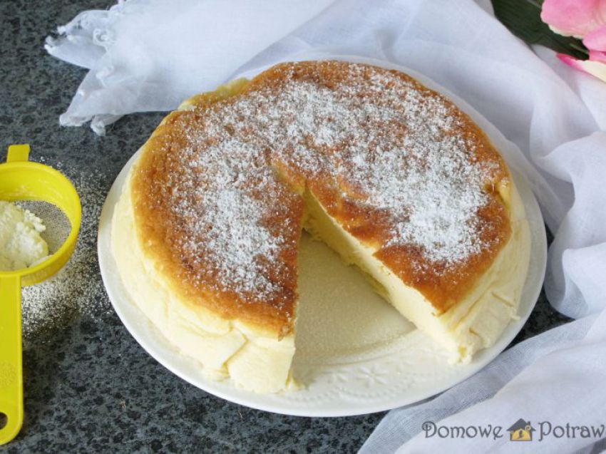 Sernik japoński - 3 składniki Sernik japoński - 3 składniki