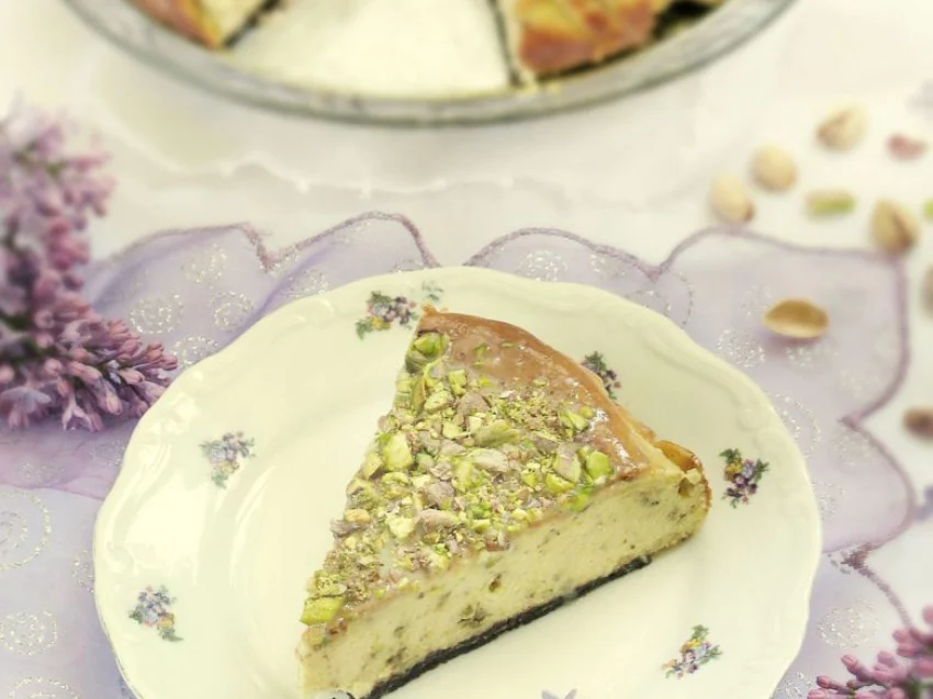 Sernik pistacjowy Sernik pistacjowy