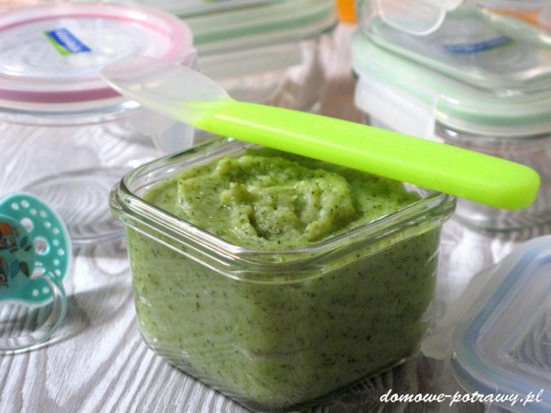 Zupka brokułowo-ziemniaczana dla małych dzieci
