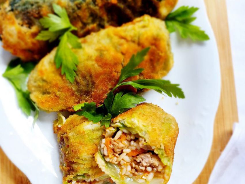 Panierowane gołąbki z patelni