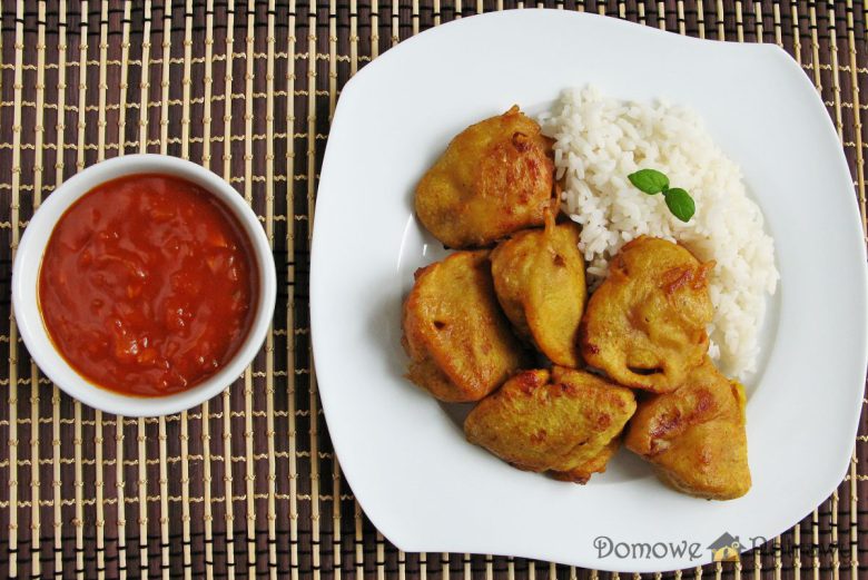 Kurczak w cieście curry