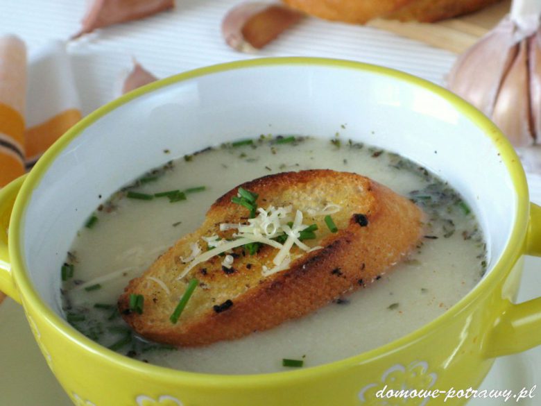Zupa-krem czosnkowa