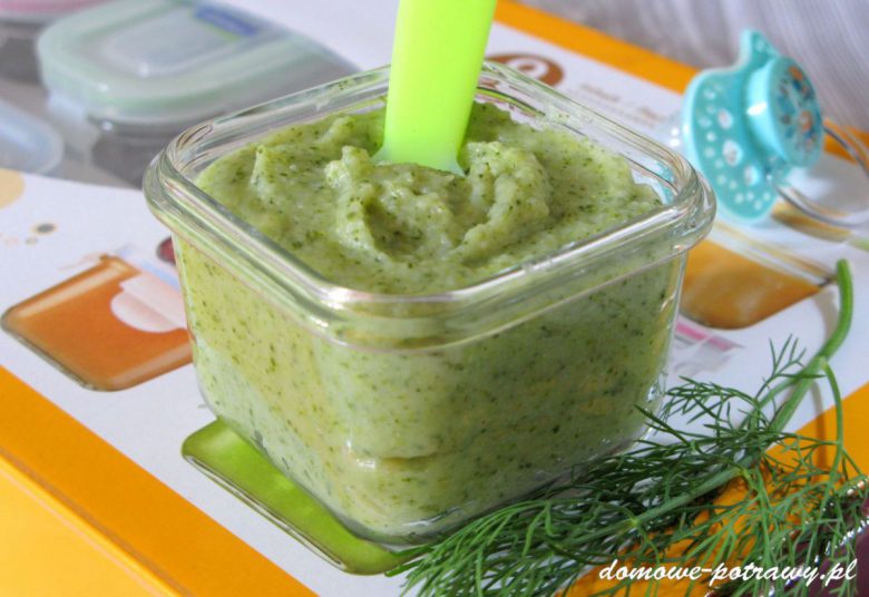 Zupka brokułowo-ziemniaczana dla małych dzieci